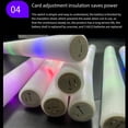 thumbnail image 3 of Maytalsory 20piece With 3 And Glow between modes Packs 20piece Colorful Party Neon Foam Glow Sticks Up Insulating And Children Light Sticks, 3 of 6