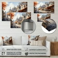 thumbnail image 4 of Designart "French Beauty in Quebec City II" City Quebec Metal Art Living Room, 4 of 5