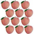thumbnail image 1 of 12 piezas de melocotón artificial simulación de fruta hogar cocina comedor mesa gabinete fiesta decoración fotografía accesorios comida, 1 of 5