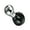 Silver, variant on Push to Start Button Cover Retro Joystick Lever for Automotive Decoration Ergonomic Rocker Lever Easy Installation