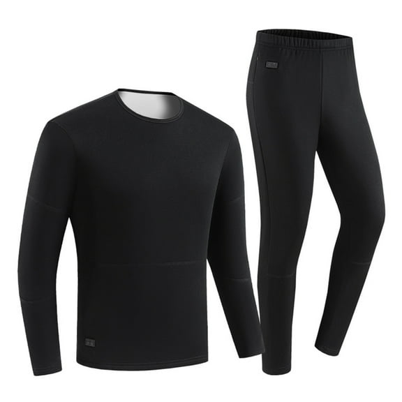 JZROCKER Winter Outdoor Sports Baselayer Set for Men Women Fleece Lined Heated Underwear
