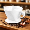thumbnail image 4 of Cafetera de goteo NBYHZLS de cerámica para pour over, blanca, 4 of 7