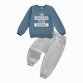 thumbnail image 4 of Gerichy Boy Clothes Winter Toddler Baby Boy Outfit Sweatshirt Top Pants 2Pcs Set 6 9 12 18 24 Months 2T 3T Little Boys Fall Winter Warm Clothes, 4 of 6