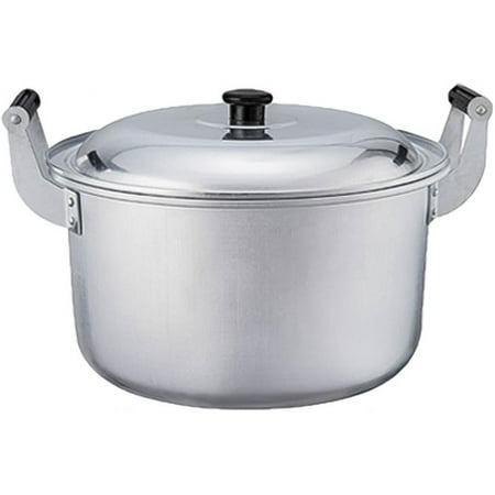 

BESTONZON Soup Pot Traditional Stock Pot Thick Soup Pot Double Handle Cooking Pot Boiling Water Pot with Lid