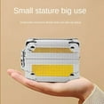thumbnail image 3 of Portable Aluminum Alloy Mini Storage Box, Multi-purpose Transparent Display Jewelry Box, 3 of 14