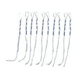 thumbnail image 1 of 10 piezas de tzitzits tradicionales judíos, tzitzits de jeans, borlas, decoración judía Azul Blanco, 1 of 9
