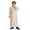 Beige, variant on Elegant Arabic Thobe Traditional Kaftan Robe Set for Teenage Boys Long Sleeve Embroidered National Childrens Wear
