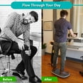 thumbnail image 2 of Standing Desk Balance Board with Anti-Fatigue Mat – Ergonomic Office Wobble Board for Active Workstations, Improves Posture and Focus, 2 of 8