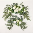 thumbnail image 2 of 2 Flores de Bienvenida para Boda Guirnalda de Rosas Falsas para Telón de Fondo de Ceremonia de Recepción de Boda ANGGREK Otros, 2 of 8
