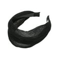 thumbnail image 4 of Unique Bargains 1 Pc Headband Shiny Silk Lace Hair Accessories for Women Black, 4 of 5