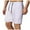 White, variant on Mgmyaa Men's Casual Shorts Quick Dry Beach Pants Running Gym Short Pants