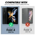 thumbnail image 6 of SupCase Unicorn Beetle - Protective case for cell phone - thermoplastic polyurethane (TPU) - metallic blue - for Samsung Galaxy Z Fold4, 6 of 10
