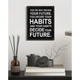 thumbnail image 3 of Drsoum Inspirational Wall Decor Motivational Positive Quote Sayings Prints Art Encouraging Office Home Decor 8x10in Black Framed, 3 of 6