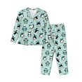 thumbnail image 1 of Fotbe Winter Skiing Penguin Conjunto de Pijama de Manga Larga para Mujer con Estampado, Ropa de Dormir de 2 Piezas, Conjunto de Casa Suave y Cómodo con Bolsillos-XX-Large, 1 of 7