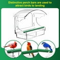 thumbnail image 4 of WLGJL Clear Acrylic Window Bird Feeder with 4 Strong Suction Cups and Detachable Seed Tray, 4 of 5