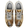 thumbnail image 2 of Beagle Shoes for Men Women Running Sneakers Breathable Casual Sport Tennis Shoes Gift for Him Her White Size 9.5, 2 of 5