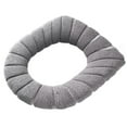 thumbnail image 2 of COM1950s Soft Toilet Seat Cushion,Comfortable and Warm Fabric Cover for Standard Round and Elongated Toilets,Easy To Install with Stretchable Design,Machine Washable and Hygienic Bathroom Accessory, 2 of 2