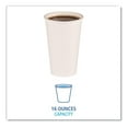 thumbnail image 2 of DaiZuY WHT16HCUP Paper Hot Cups, 16 oz, White, 1000/Carton, 2 of 4