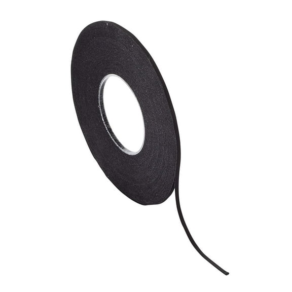 Chartpak Graphic Art Tape, 1/16" W x 648" L, Black Crepe, 1 Roll