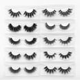 thumbnail image 3 of Lashes Bulk Christmas Gifts Mikiwi 30 Pack Eyelashes, 12-20mm 5D Fake Mink Eyelashes Wholesale, Fluffy Natural Volume Eye Lashes, Individual Package Faux Mink Lashes Wholesale, 3 of 5