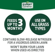 Expert Gardener Lawn Food Fertilizer Plus 2% Iron,14 lb. - Covers 5,000 Sq. ft