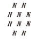 thumbnail image 1 of Wosthever Letras de metal para puertas, decoración efectiva para el hogar, números de casa, letrero Retro 3D, letrero de casa N norte 10Conjunto, 1 of 6