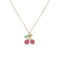 thumbnail image 6 of NICKSUN 18K Gold/Silver Plated Stainless Steel Cherry Pendant Necklace, Sparkling Cubic Zirconia Cute Fruit Choker, Dainty Delicate Clavicle Chain for Women, 6 of 6