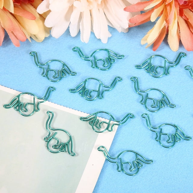 Dinosaur Animal Shaped Paper , Shaped 12 Pcs Dinosaur Shaped Color Coated MultiFunction Stationary Supply Thickened Paper 3x3cm