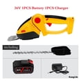 thumbnail image 1 of 36F/24V Electric Hedge Shears Wireless Rechargeable Pruning Lawn Mower Lithium Battery One-Handed Hedge Trimmer Garden Tools, 1 of 7
