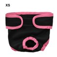 thumbnail image 2 of Pantalones fisiológicos para mascotas Pañales reciclaje de reciclaje pegatina lavable Pantalones cortos Pantías sanitarias BREVE DE ABABOR DE SEGURIDAD Suministros de uso negro XS Inevent PT000669-06, 2 of 7