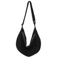 thumbnail image 2 of Bolso de viaje de pana Casual de gran capacidad Bolsos cruzados para dama para fiesta (negro) Tmvgtek Para Estrenar, 2 of 9