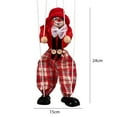 thumbnail image 5 of YIFAEUX Marionette Clown Puppet Toy Pull Rope Wooden Puppet Doll Interactive Kids Hand Pirate Puppetry Boys Girls Birthday Christmas Gifts, 5 of 7