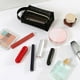 thumbnail image 5 of Bolsas de maquillaje de malla, juego de 3 piezas, bolsas negras con cremallera para artículos de tocador y cosméticos, organizadores de viaje portátiles con malla para una fácil, 5 of 8
