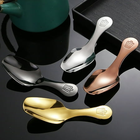 

IOAOAI Tea Spoon Scooping Food Grade Practical Ergonomic Handgrip Tea Ice-cream Scoop Kitchen Cutlery