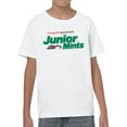 thumbnail image 2 of Officially Licensed Junior Mints Creamy Chocolate Mints Youth's T-shirt, 2 of 3
