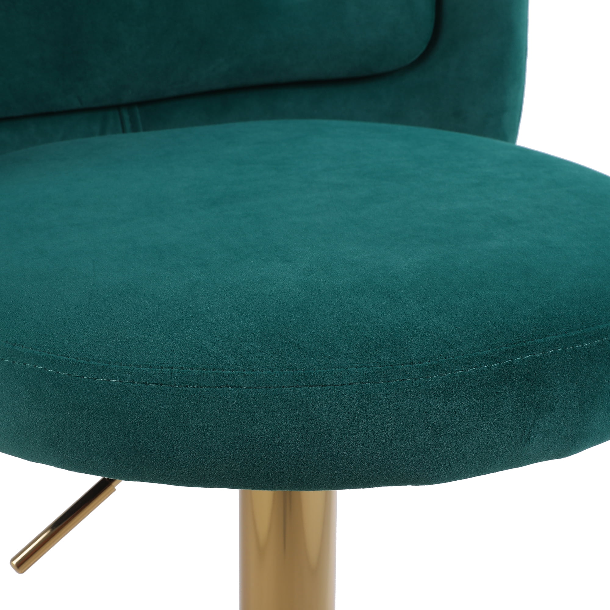 Kadyn 2pcs Modern Adjustable Counter Height Barstools with Back& Footrest for Kitchen, Emerald Kadyn 2pcs Modern Adjustable Counter Height Barstools with Back& Footrest for Kitchen, Emerald
