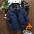 thumbnail image 4 of Rhuody Mens Winter Jacket Men'S Long Sleeve Plus Size Winter Coat Ski Jacket Warm Jacket Outdoor Hiking Suit 5Xl 9Xl Classic Coats Dark Blue 5Xl, 4 of 4