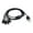 Black, variant on Jesscasday 4in1 USB Male to Micro USB Male Charging Cable Micro USB Splitter Cord Total 1meter Long 75CM Main Line 25Cm branch line