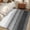 Black, variant on Turquoise White Ombre Runner Rug 2x6 FT,Non Slip Hallway Rugs,Modern Country Abstract Stripes Washable Soft Floor Carpet Throw Runner Carpet Long Rugs for Entryway Kitchen Bedside Sliding Door