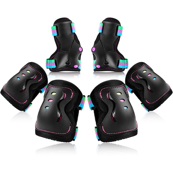 Kids/Youth Knee Pad Elbow Pads Guards Protective Gear Set for Roller Skates Cycling BMX Bike Skateboard Inline Skatings Scooter Riding Sports