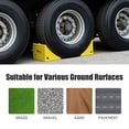 thumbnail image 2 of Yescom Cales de Roue Robustes 2 Pack pour Roues de Moins de 50 Pouces Pneus pour Véhicule Récréatif Camion Voiture Bateau Jaune, 2 of 9