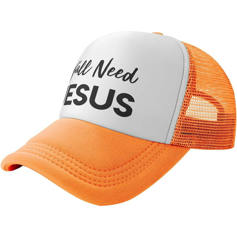 Y'all Need Jesus Funny Gift for Women Baseball Hats Baseball Cap Trucker  Hat Mesh Cap Snapback Fishing Hat Summer Hat 