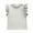 White, variant on Ruyang Girls' Summer Ruffle Short Sleeve T Shirt Crewneck Knit Top Comfort Tee Strapless Shirts for Girls Clothes