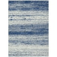 thumbnail image 2 of Addison Rugs Chantille Indoor/Outdoor Transitional Stripes Navy Washable Rectangle Rug, 5' x 7'6", 2 of 6