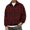 AQ18_Red, variant on IYYVV Halloween Quarter Zip Up Sweaters for Men Lightweight Mock Neck Pullover Casual Pumpkin Printed Sweaters Light Green XL