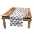 thumbnail image 1 of Vintage Table Runner, Diagonal Pattern Squares with Repetitive Spring Flower Motifs, Dining Room Kitchen Rectangular Runner, 3 Sizes, by Ambesonne, 1 of 2