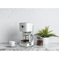 thumbnail image 3 of Haden Coffee Machine, 12 Cup Programmable Drip Coffee Maker, Ivory & Chrome, 3 of 8