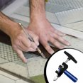 thumbnail image 4 of Eigraketly Rebanadora de azulejos Glide para la construcción del hogar, rebanadora de vidrio profesional, ahorradora de mano de obra, trabajador de Herramientas manuales y eléctricas Negro y azul Eigraketly TO010503-01, 4 of 6