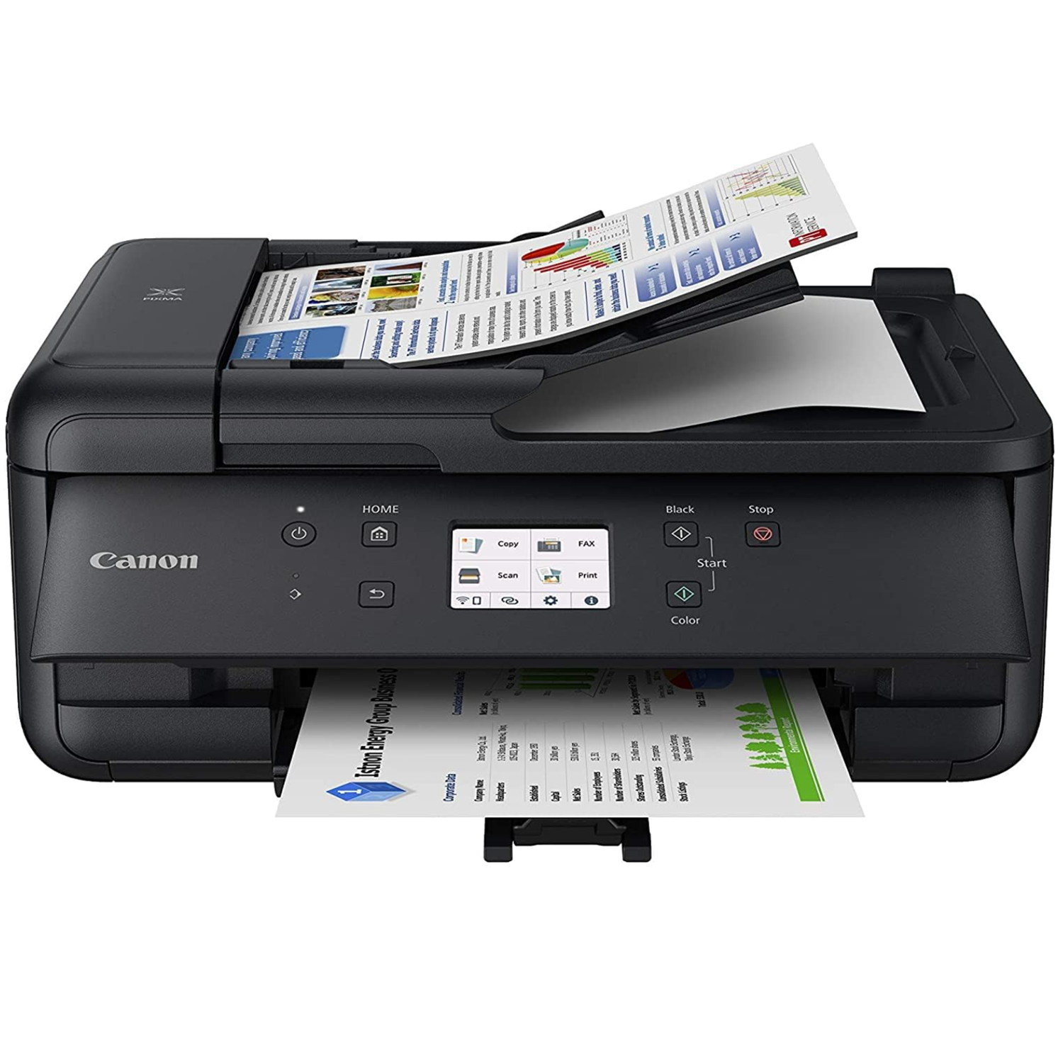Canon TR7620a Wireless All-in-One Printer, Scanner, Copier, Fax Machine - 4452C023