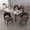 mossy taupe, variant on ENYLAY Modern Farmhouse Fabric Upholstered Dining Chairs Set of 2 with Metal Legs & Padded Seat , Blue